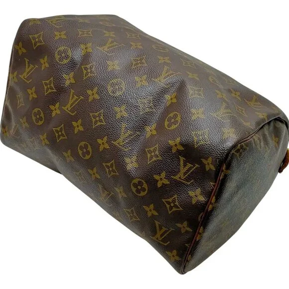 245406BX (X6) Louis Vuitton Satchel Bag Speedy 30 Brown Monogram